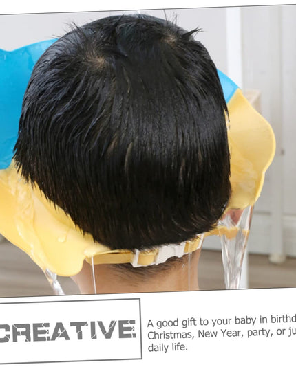 Viziera de Protectie Baie Pentru Copii, Model Purcelus, Dimensiune ajustabila, Durabil, Usor de curatat, Impotriva Samponului, pentru Ochi si Urechi, TPE+PP