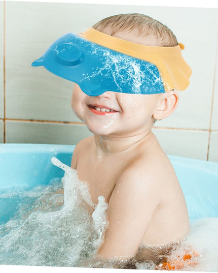 Viziera de Protectie Baie Pentru Copii, Model Purcelus, Dimensiune ajustabila, Durabil, Usor de curatat, Impotriva Samponului, pentru Ochi si Urechi, TPE+PP