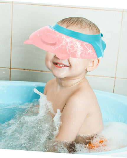Viziera de Protectie Baie Pentru Copii, Model Purcelus, Dimensiune ajustabila, Durabil, Usor de curatat, Impotriva Samponului, pentru Ochi si Urechi, TPE+PP