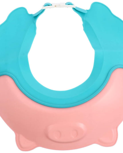 Viziera de Protectie Baie Pentru Copii, Model Purcelus, Dimensiune ajustabila, Durabil, Usor de curatat, Impotriva Samponului, pentru Ochi si Urechi, TPE+PP