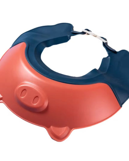 Viziera de Protectie Baie Pentru Copii, Model Purcelus, Dimensiune ajustabila, Durabil, Usor de curatat, Impotriva Samponului, pentru Ochi si Urechi, TPE+PP