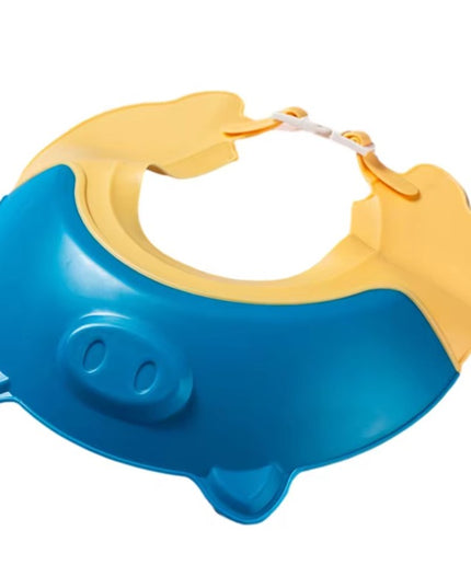 Viziera de Protectie Baie Pentru Copii, Model Purcelus, Dimensiune ajustabila, Durabil, Usor de curatat, Impotriva Samponului, pentru Ochi si Urechi, TPE+PP