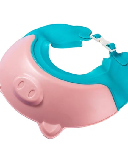 Viziera de Protectie Baie Pentru Copii, Model Purcelus, Dimensiune ajustabila, Durabil, Usor de curatat, Impotriva Samponului, pentru Ochi si Urechi, TPE+PP