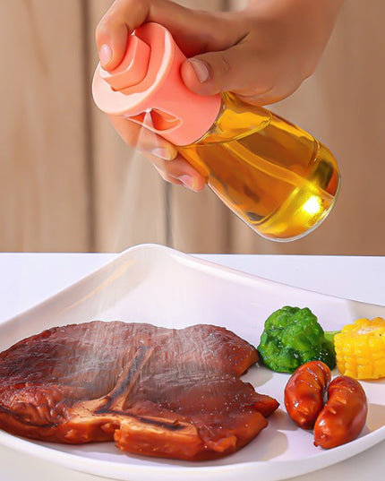 Pulverizator pentru Ulei, Pulverizator din Sticla pentru Otet sau Alte Lichide, Simplu Reincarcabil, Multifunctionale,Capacitatea 170 ml