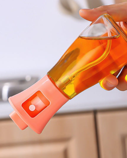 Pulverizator pentru Ulei, Pulverizator din Sticla pentru Otet sau Alte Lichide, Simplu Reincarcabil, Multifunctionale,Capacitatea 170 ml