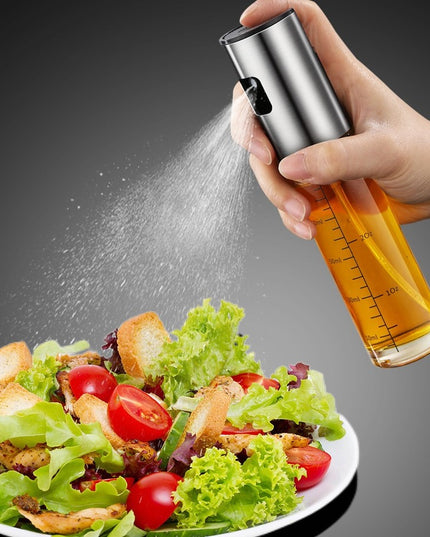 Pulverizator Ulei, Otet, din Sticla, 100 ml, Reincarcabil,Masura 90 ml, Capac Mat