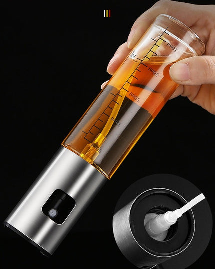 Pulverizator Ulei, Otet, din Sticla, 100 ml, Reincarcabil,Masura 90 ml, Capac Mat