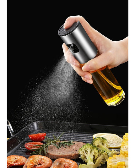 Pulverizator Ulei, Otet, din Sticla, 100 ml, Reincarcabil,Masura 90 ml, Capac Mat