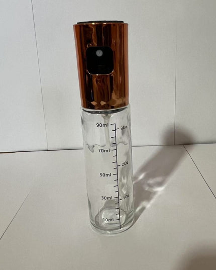 Pulverizator Ulei, Otet, din Sticla, 100 ml, Reincarcabil,Masura 90 ml, Capac Mat