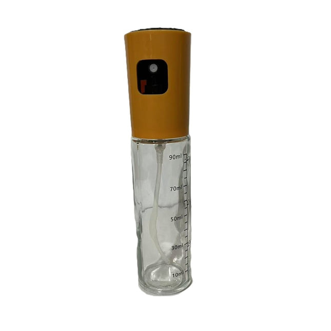 Pulverizator Ulei, Otet, din Sticla, 100 ml, Reincarcabil, 18.3 x 4.3 cm, Masura 90 ml, Capac Lucios