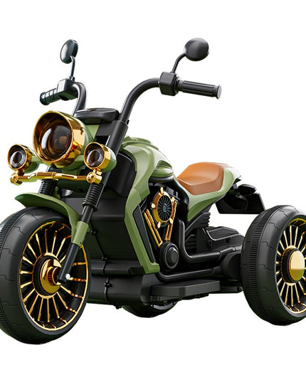 Motocicleta Electrica cu Acumulator, Bluetooth, Sistem Anti-Rasturnare, Sistem de Lumini si Sunet, 1-8 Ani