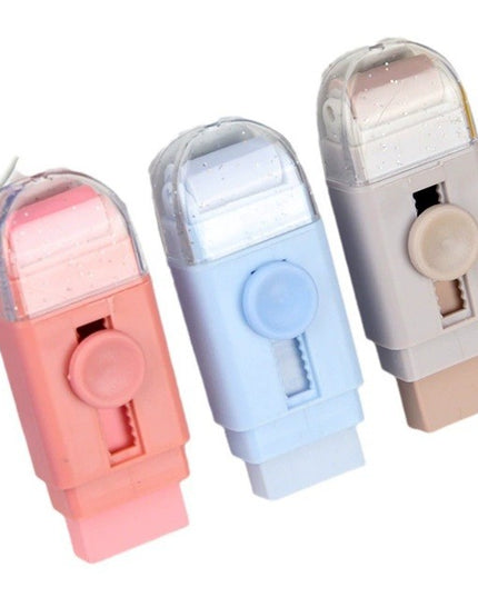 Radiera, cu 2 Rezerve, Reglare Pull-Push, din Cauciuc