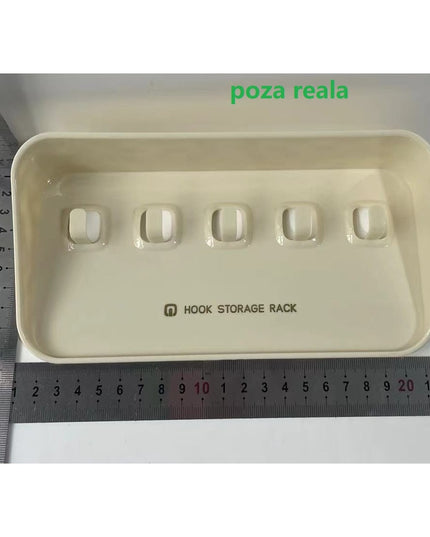 Raft de Depozitare cu Carlig, Pentru Chei, Bijuterii, 20.3 x 4.6 x 10.3 cm
