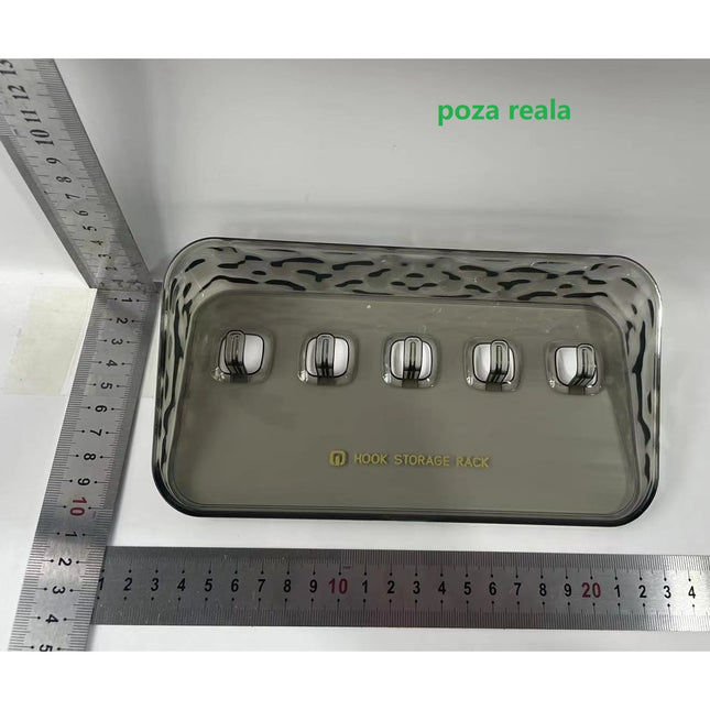 Raft de Depozitare cu Carlig, Pentru Chei, Bijuterii, 20.3 x 4.6 x 10.3 cm