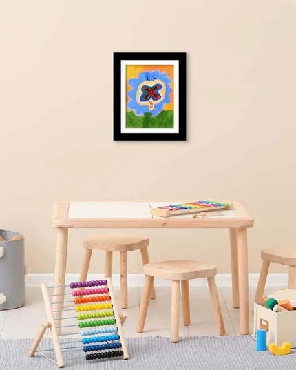 Rama Foto din Lemn, cu Spatiu Pentru Depozitare, Pentru Desene si Picturi A4, Sticla Securizata, Rama MDF