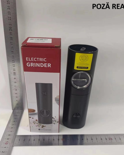 Rasnita Electrica pentru Cafea si Condimente, Cutit de Macinare din Otel Inoxidabil, Incarcare cu Baterii, Optiuni Diferite de Macinare, Usor de Manevrat