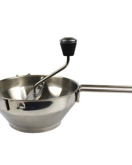 Rasnita Manuala pentru Fructe, din Otel Inoxidabil, Macinare Alimentelor pentru Bebelusi, 3 Discuri de Macinat, Presa, pentru Tocat Cartofi