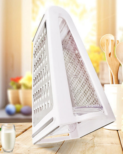 Razatoare de bucatarie cu colectoare doua tipuri de lame, carcasa inox si ABS, design practic