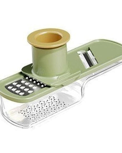 Razatoare Manuala, cu Recipient de Stocare, pentru Legume, din Plastic si Otel Inoxidabil, Multifunctionala