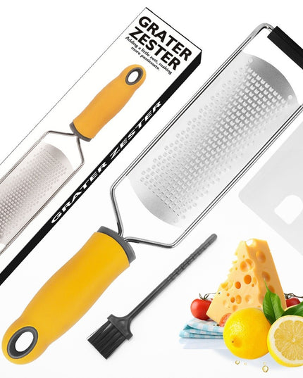 Razatoare manuala perie inclusa, Inox, usor de utilizat