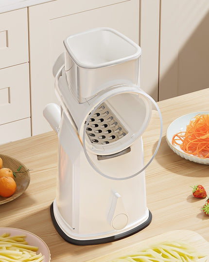 Razatoare Manuala, Rotativa cu Manivela, 10 Lame Interschimbabile, Anti-Stropire