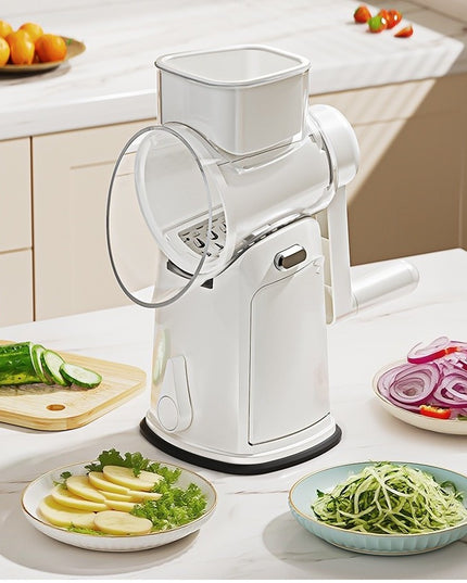 Razatoare Manuala, Rotativa cu Manivela, 6 Lame Interschimbabile, Anti-Stropire