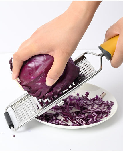 Razatoare multifunctionala Inox, 4 tipuri de lame, usor de manevrat, maner din ABS ergonomic,periuta curatare inclusa, Lame interschimbabile