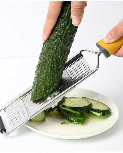 Razatoare multifunctionala Inox, 4 tipuri de lame, usor de manevrat, maner din ABS ergonomic,periuta curatare inclusa, Lame interschimbabile