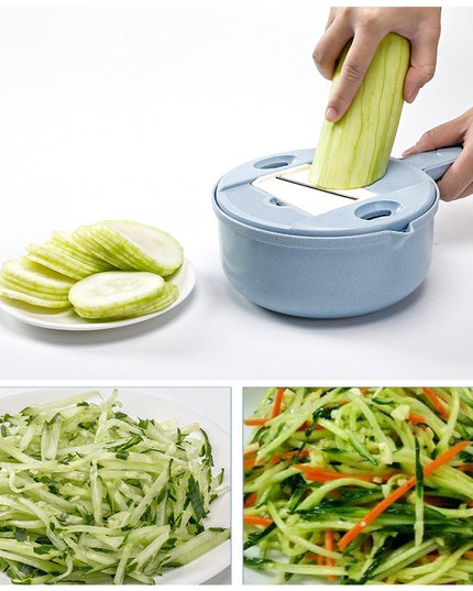 Razatoare multifunctionala pentru legume, fructe, branzeturi, 10 piese