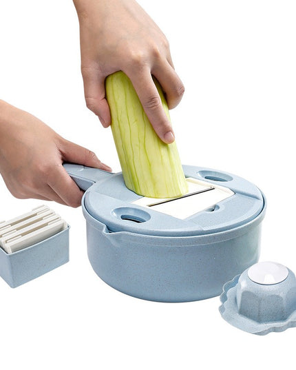 Razatoare multifunctionala pentru legume, fructe, branzeturi, 10 piese