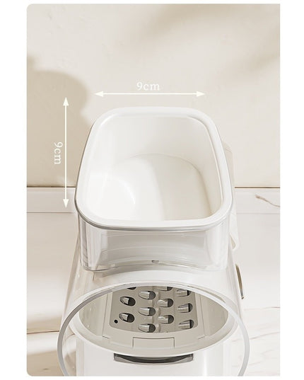 Razatoare Manuala, Rotativa cu Manivela, 10 Lame Interschimbabile, Anti-Stropire