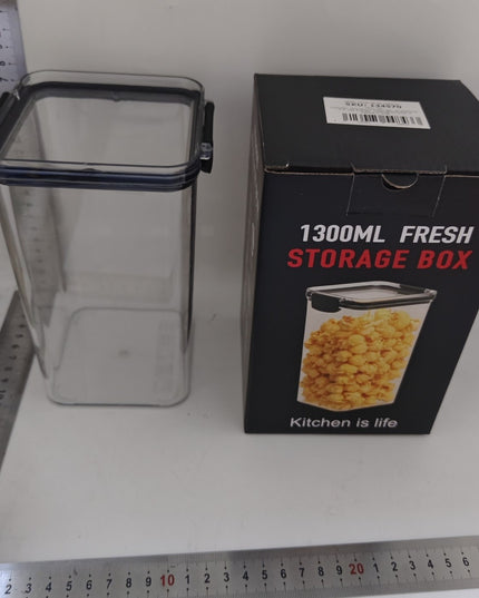 Recipient din Plastic, pentru Alimente/Obiecte, Inchidere Ermetica,1800 ml