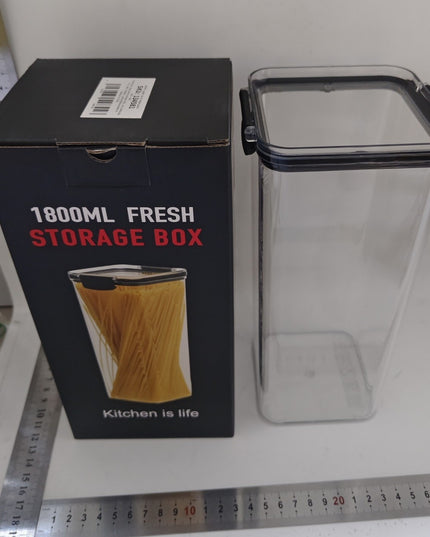 Recipient din Plastic, pentru Alimente/Obiecte, Inchidere Ermetica,1800 ml