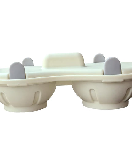 Recipient Dublu pentru Oua, din Plastic pentru Gatit la Microunde