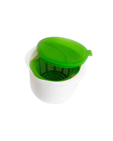 Recipient pentru Preparat Branza, Capac de Silicon, Cheese Maker din Plastic, Strecuratoare