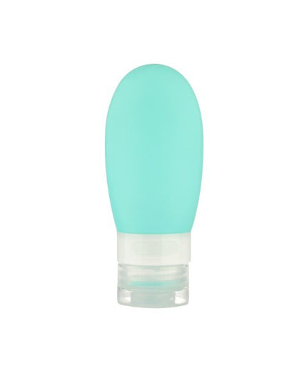 Recipient Portabil din Silicon Elegant de Voiaj, Sticla de Calatorie, Potrivita pentru Lotiune, Sampon si Alte Lichide, Anti-scurgere, cu Posibilitate de Reumplere, Capacitate 90mL