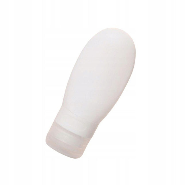 Recipient Portabil din Silicon Elegant de Voiaj, Sticla de Calatorie, Potrivita pentru Lotiune, Sampon si Alte Lichide, Anti-scurgere, cu Posibilitate de Reumplere, Capacitate 90mL