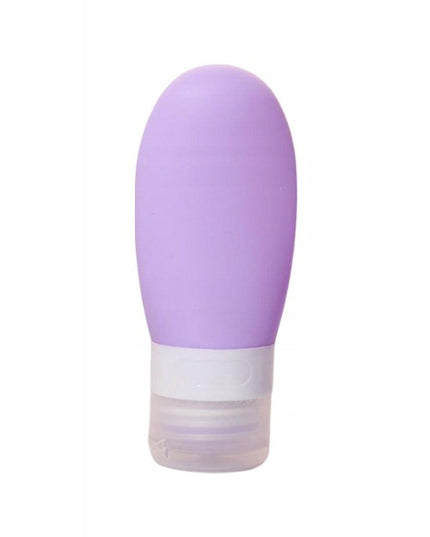 Recipient Portabil din Silicon Elegant de Voiaj, Sticla de Calatorie, Potrivita pentru Lotiune, Sampon si Alte Lichide, Anti-scurgere, cu Posibilitate de Reumplere, Capacitate 90mL