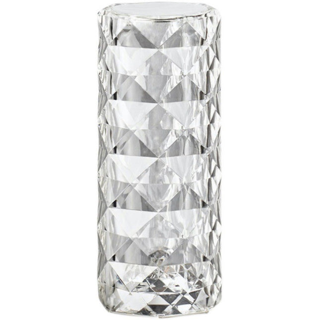 Lampa de birou pe LED RGB, dimmer tactil, 3 nivele de intensitate, Cristal Acrilic, cu telecomanda