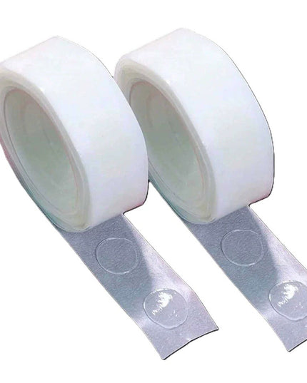 Rola Dubla-Adeziva, pentru Lipit Baloane, 100 de Buline cu Diametru 1.2 cm