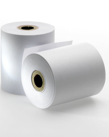 Role de hartie TERMICA, 5 bucati, Role de hartie pentru Casa de Marcat, POS, latime , Lungime 48 metri, Diametru interior , Diametru exterior