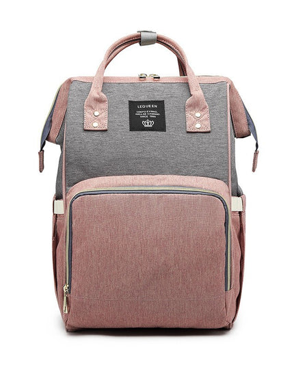 Rucsac Multifunctional pentru Mamici, din Panza Oxford, Compartimentare Multipla, Impermeabil, 43 x 18 x 26 cm, /