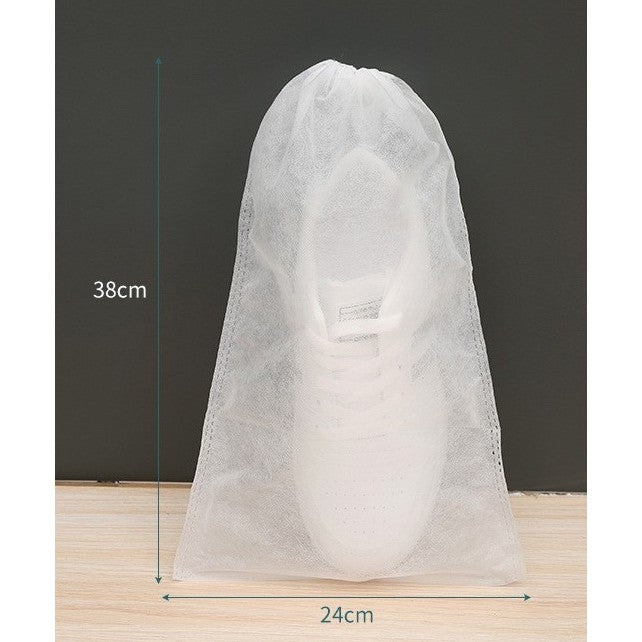 50 de Saci de Depozitare Incaltaminte, de Protectie, pentru Voiaj, Netesut, Rezistenti la Praf, Protectie Solara, Anti-Ingalbenire,Marime Mica