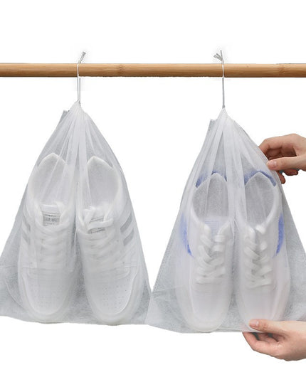 50 de Saci de Depozitare Incaltaminte, de Protectie, pentru Voiaj, Netesut, Rezistenti la Praf, Protectie Solara, Anti-Ingalbenire,Marime Mica