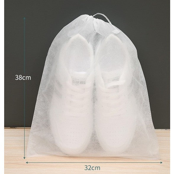 50 de Saci de Depozitare Incaltaminte, de Protectie, pentru Voiaj, Netesut, Rezistenti la Praf, Protectie Solara, Anti-Ingalbenire,Marime Medie