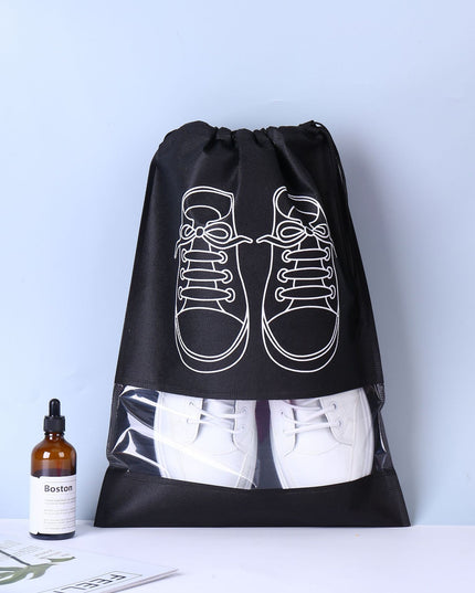 Sac depozitare incaltaminte, pentru voiaj sau depozitare, rezistent la praf, compatibil cu masina de spalat