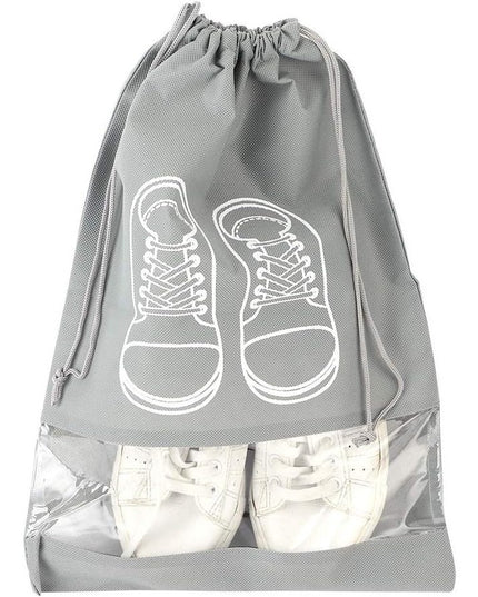 Sac depozitare incaltaminte, pentru voiaj sau depozitare, rezistent la praf, compatibil cu masina de spalat