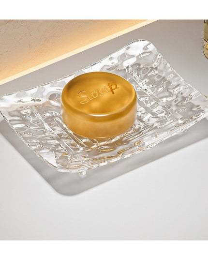 Savoniera din Plastic 15 x 9 cm, cu Scurgere Apa, Design Modern