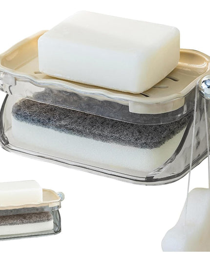 Savoniera Dubla, 2 Straturi, Instalare fara Perforare, Agatatoare Burete