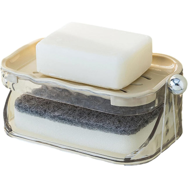 Savoniera Dubla, 2 Straturi, Instalare fara Perforare, Agatatoare Burete